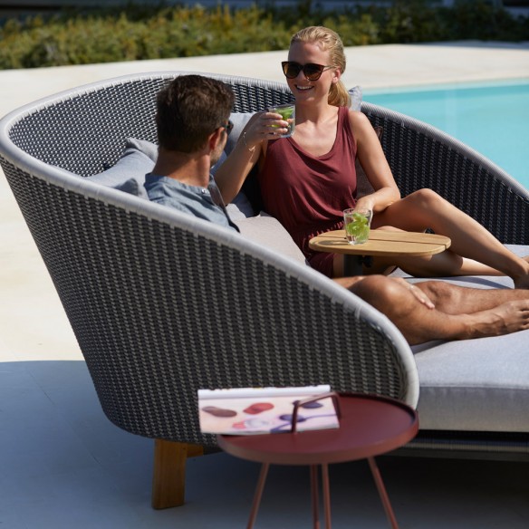 Double bain de soleil PEACOCK  Cane Line