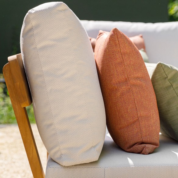 Salon de jardin JURA DUNE 5 places en teck avec tables d'appoint flottantes