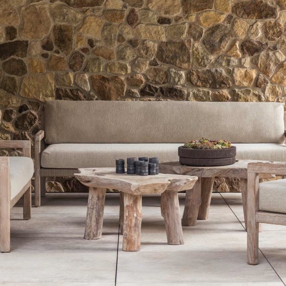 NINA Coffee Table in Teak Root H40cm