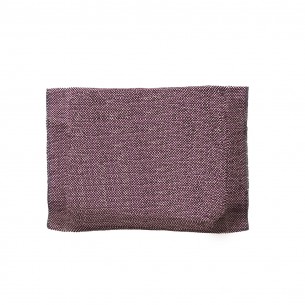 Coussin de décoration VELTY aubergine 40x47cm