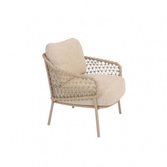 SERENA Duo Low Chairs with Cream Beige Cushions