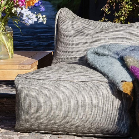 Duo de fauteuils de jardin DOTTY vert sauge taille M