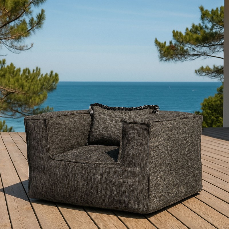 Fauteuil VELTY CLUB anthracite