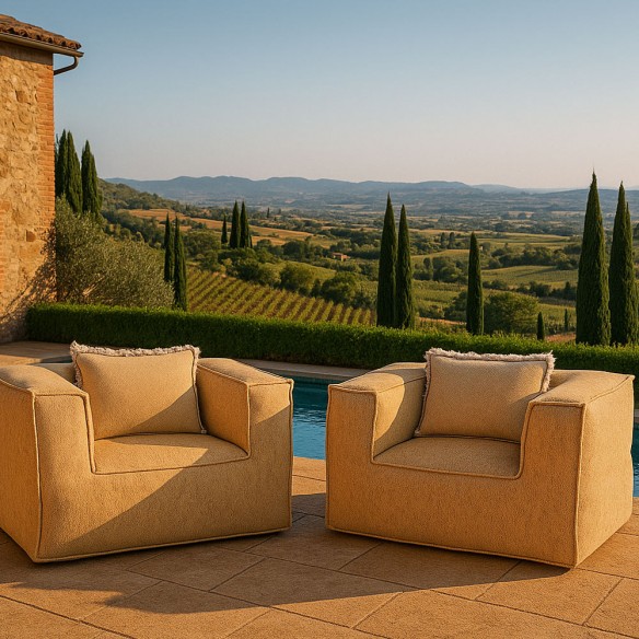 Duo de fauteuils VELTY CLUB or