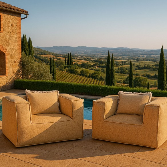 Duo de fauteuils VELTY CLUB or
