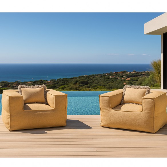 Duo de fauteuils VELTY CLUB or