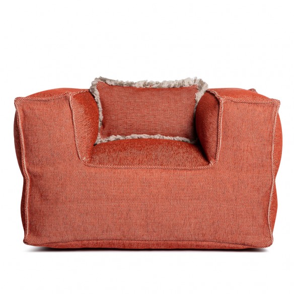Fauteuil VELTY CLUB terracotta