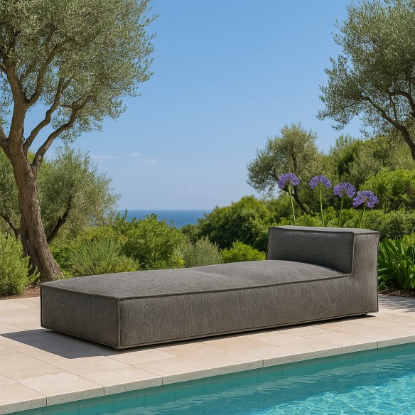 VELTY Long Chair Anthracite