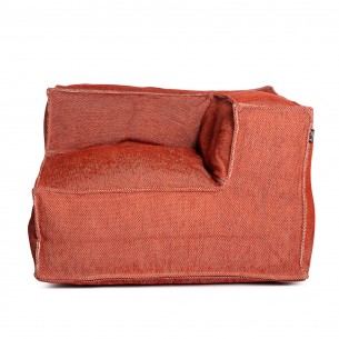 VELTY CORNER Armchair Terracotta 2