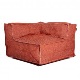 Fauteuil d’angle VELTY CORNER terracotta