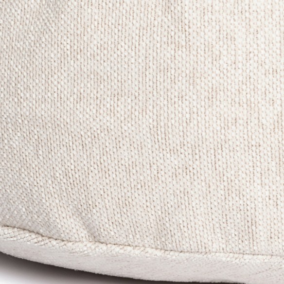 Pouf rond VELTY beige