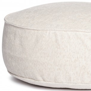 Pouf rond VELTY beige 2