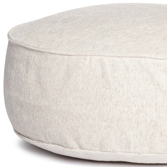 Pouf rond VELTY beige