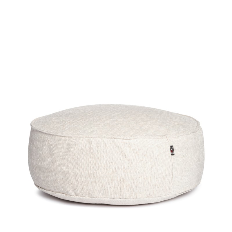 Pouf rond VELTY beige