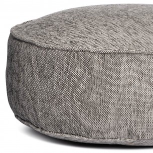 VELTY Round Pouf Grey 2