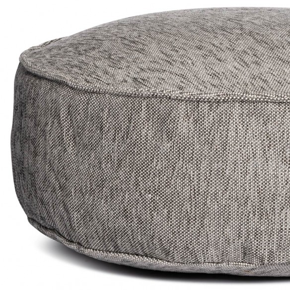 Pouf rond VELTY gris