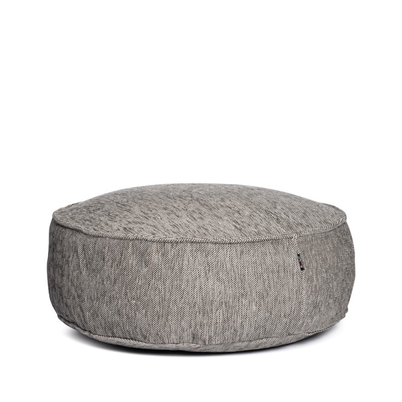 Pouf rond VELTY gris