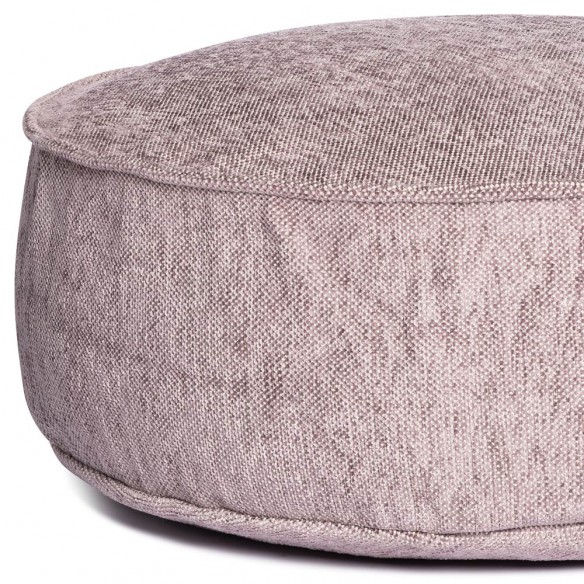 VELTY Round Pouf Lilac