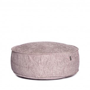 VELTY Round Pouf Lilac
