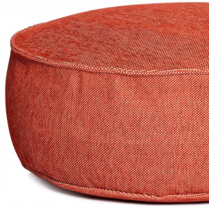 Pouf rond VELTY terracotta 2