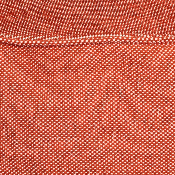 VELTY Round Pouf Terracotta