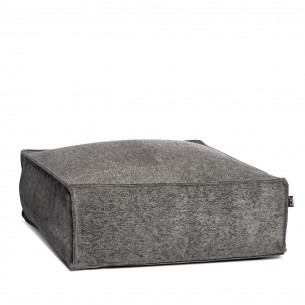 Pouf carré VELTY anthracite