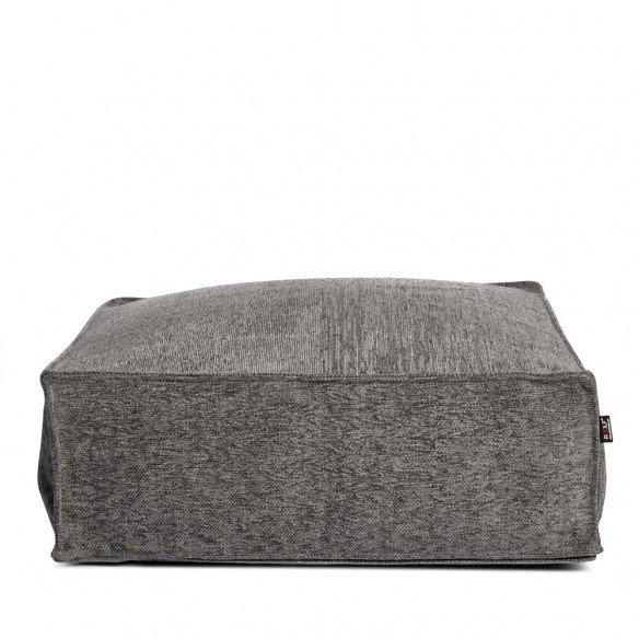 Pouf carré VELTY anthracite