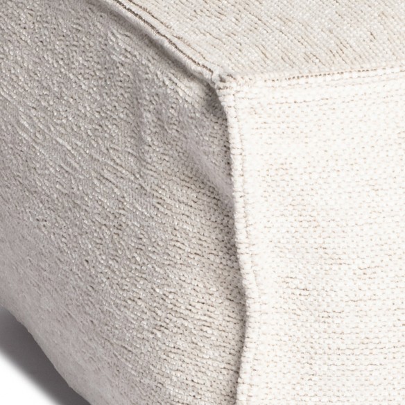Pouf carré VELTY beige