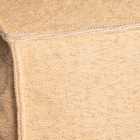 VELTY Square Pouf Gold