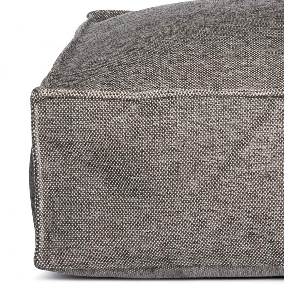 Pouf carré VELTY gris