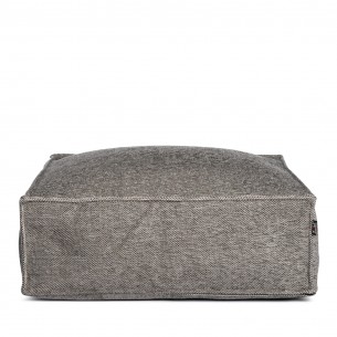 Pouf carré VELTY gris 2