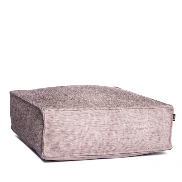 VELTY Square Pouf Lilac