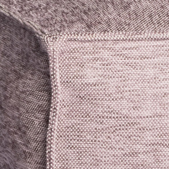 VELTY Square Pouf Lilac