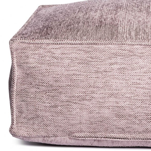 VELTY Square Pouf Lilac