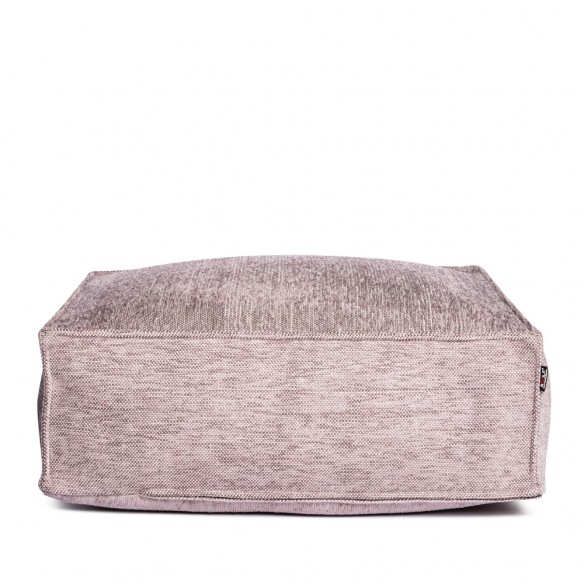 VELTY Square Pouf Lilac