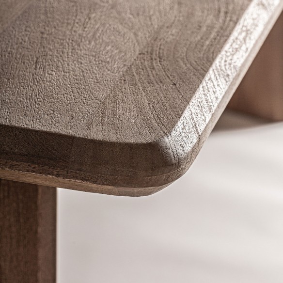 LENOA Dining Table in Mangoo Wood W240