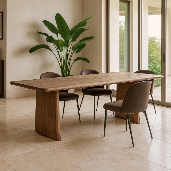 Table à manger LENOA en bois de manguier L240