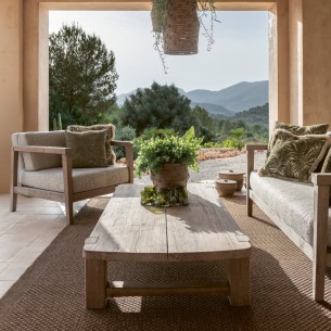 JUNO Coffee Table in Natural Reclaimed Teak W180