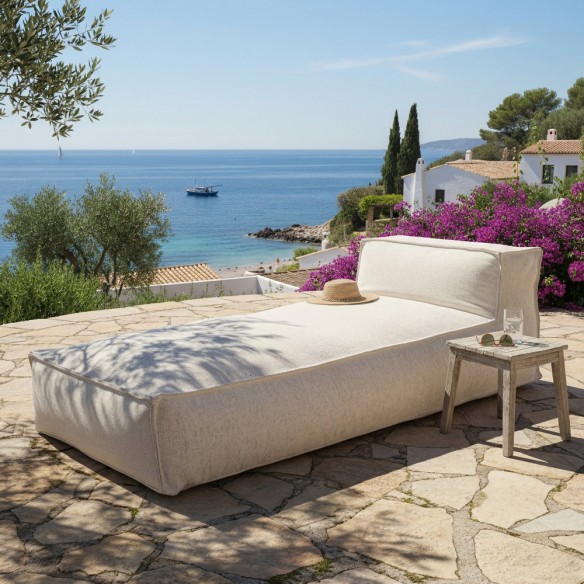 VELTY Long Chair Beige