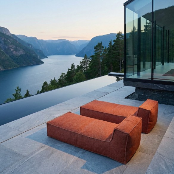 VELTY Long Chair Duo Terracotta