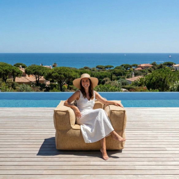 VELTY CLUB Armchair Gold