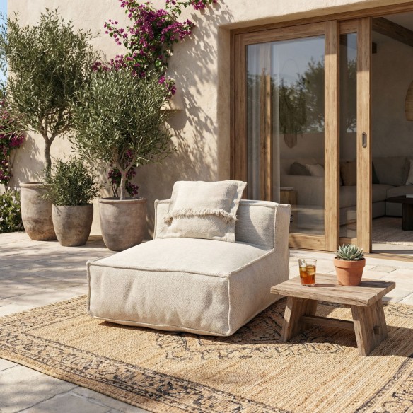 Fauteuil VELTY beige