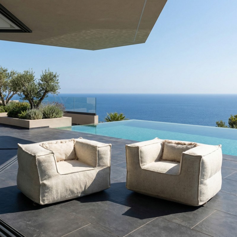 VELTY CLUB Duo Armchairs Beige