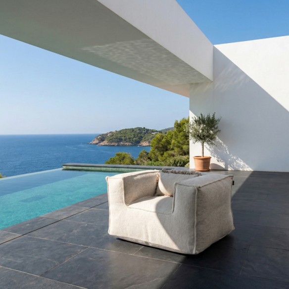 Fauteuil VELTY CLUB beige