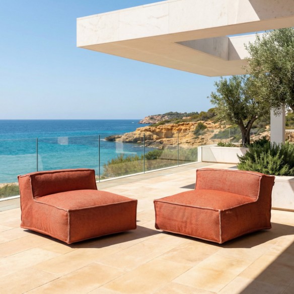 VELTY Duo Armchairs Terracotta