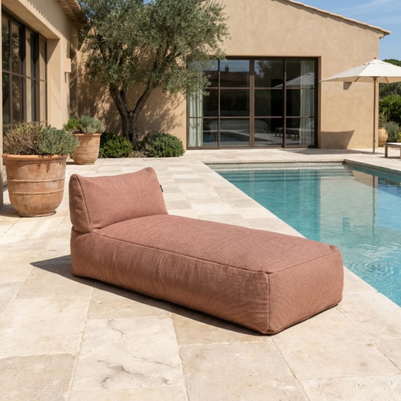 Long Chair DOTTY terracotta