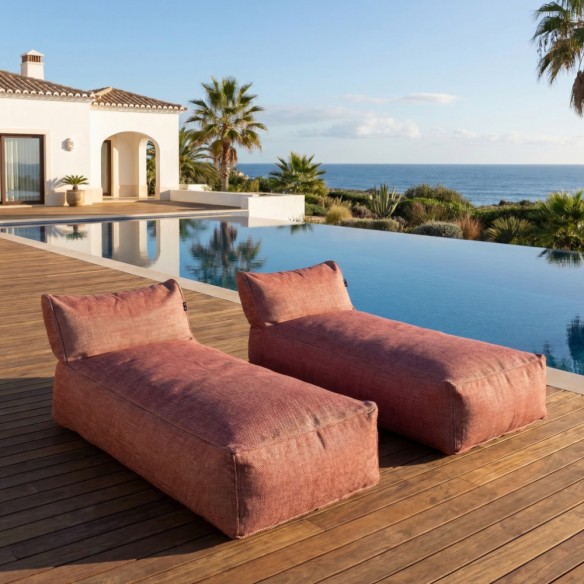 DOTTY Long Chair Duo Cardinal Red