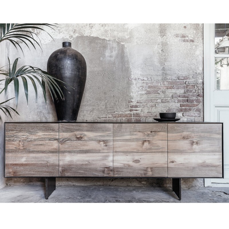 Buffet GEOX en teck recyclé naturel L208