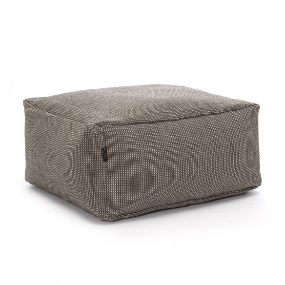 DOTTY Square Pouf Grey size S