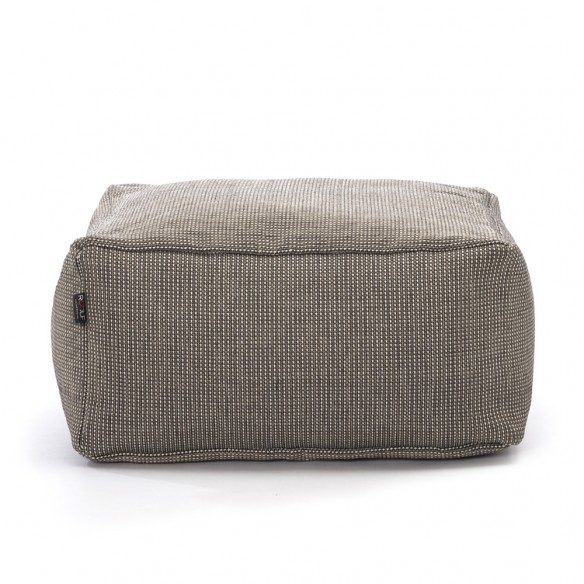 DOTTY Square Pouf Grey size S